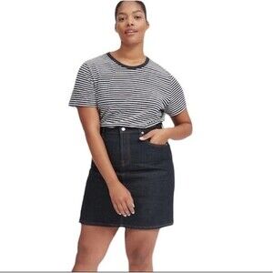 Everlane | Dark Wash Blue Denim Mini‎ Skirt 26